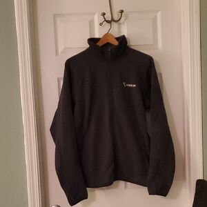 VeriFlow Men's Charcoal Half-Zip Sweater Jacket